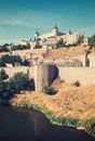 View of Alcazar of Toledo. CastileÃ¢â¬âLa Mancha Royalty Free Stock Photo